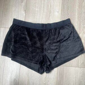 Juicy Couture velvet black shorts